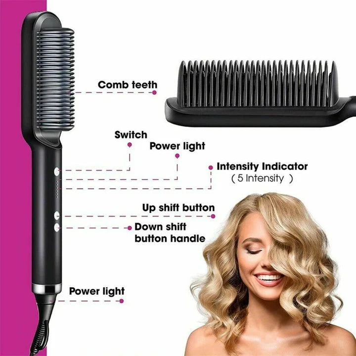 Electric Hair Straightener Comb