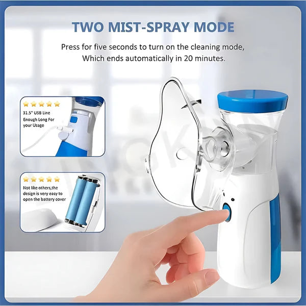Mesh Nebulizer Portable (Cell Operated)